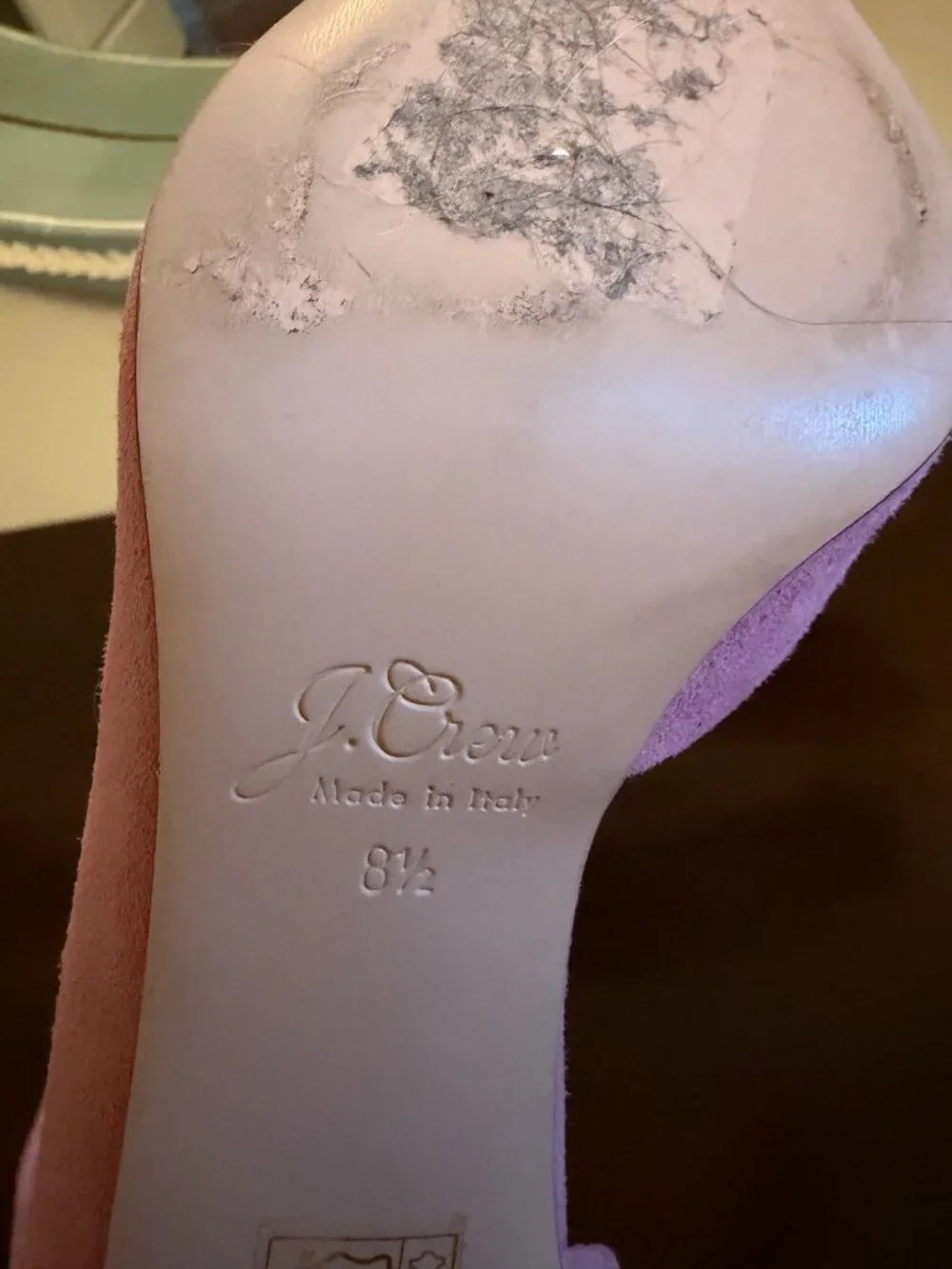 J. Crew Lucie Suede Pumps in Pale Guava, Size 8.5